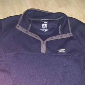 LL. Bean Quarter button Sweater